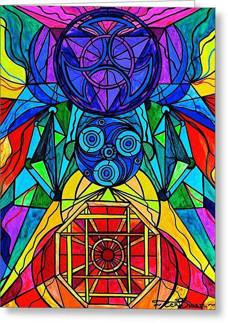 Arcturian Conjunction Grid - Greeting Card