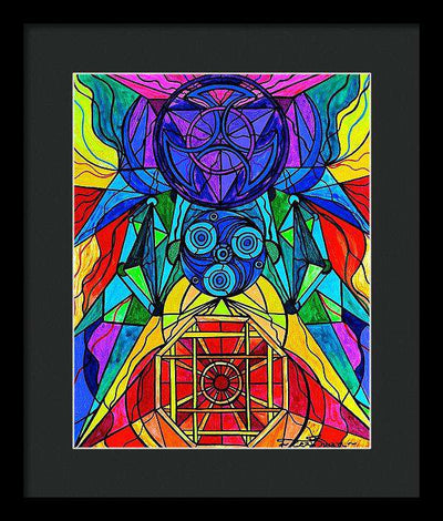 Arcturian Conjunction Grid - Framed Print