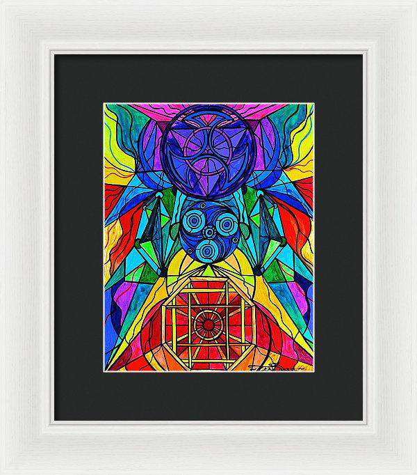 Arcturian Conjunction Grid - Framed Print