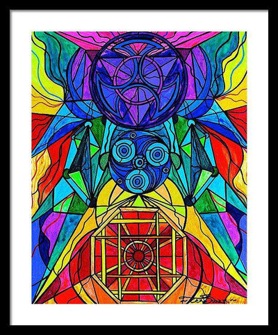Arcturian Conjunction Grid - Framed Print