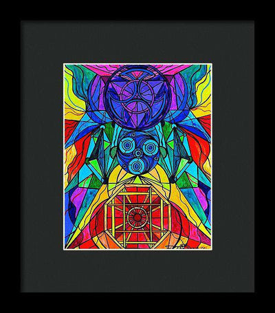 Arcturian Conjunction Grid - Framed Print