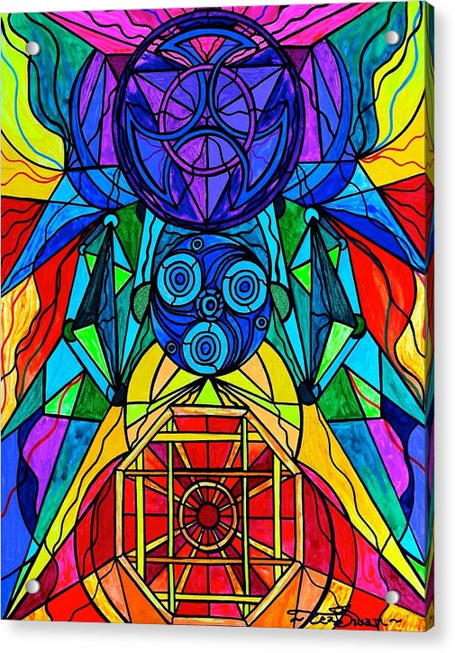 Arcturian Conjunction Grid - Acrylic Print