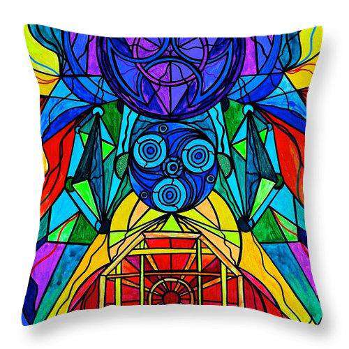 Arcturian Conjunction Grid - Throw Pillow