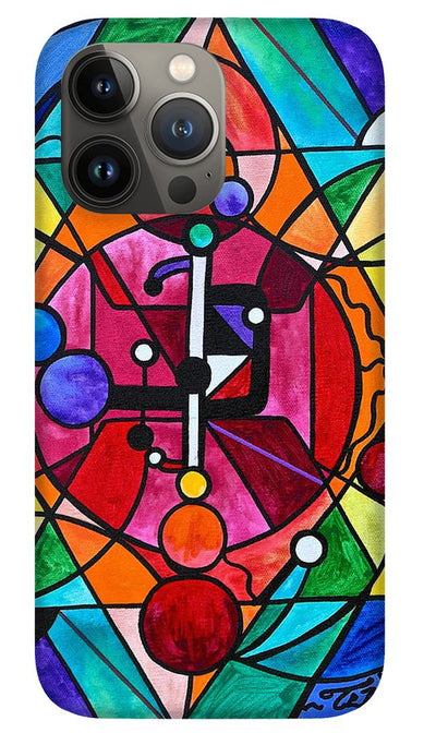 Arcturian Divine Order Grid - Phone Case