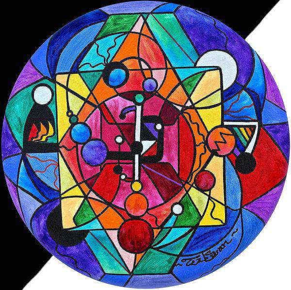 Arcturian Divine Order Grid-Art Print