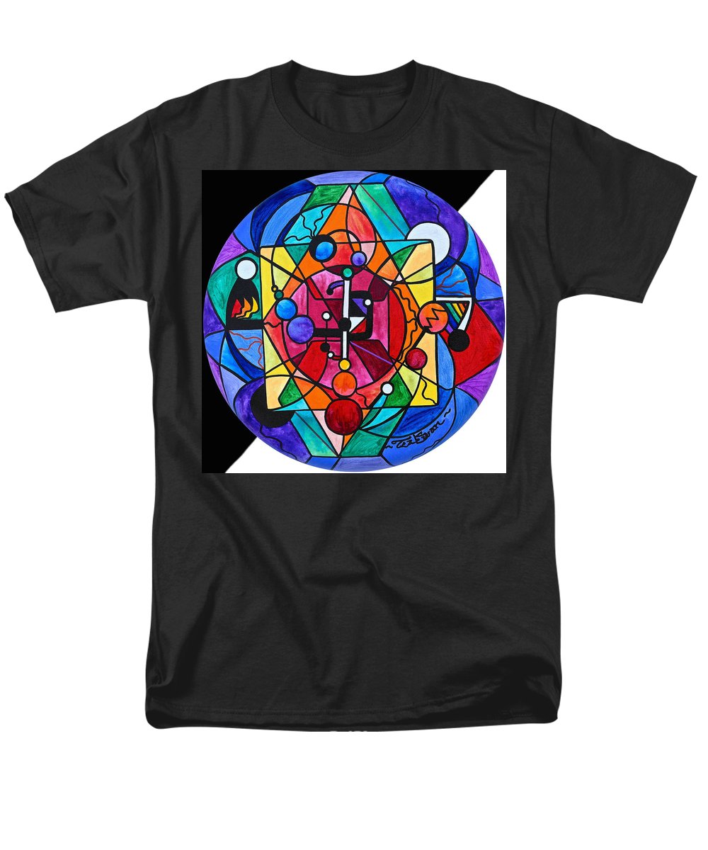 Arcturian Divine Order Grid - Men's T-Shirt  (Regular Fit)