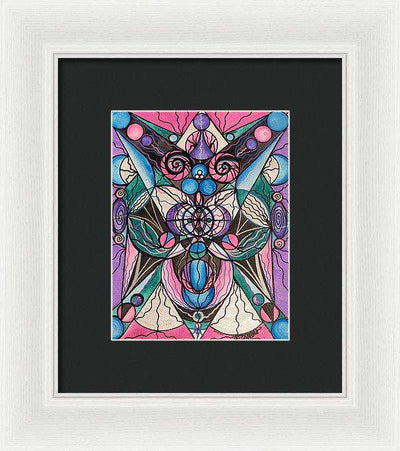 Arcturian Healing Lattice  - Framed Print