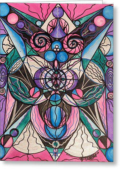 Arcturian Healing Lattice  - Greeting Card