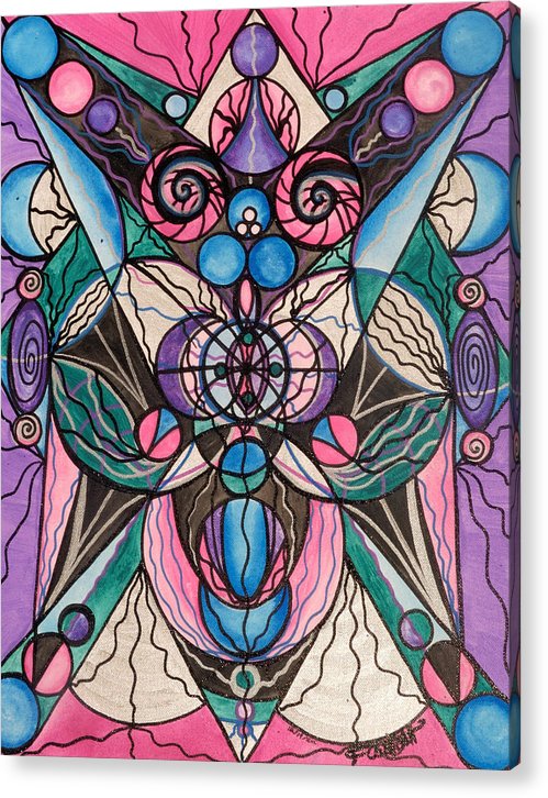 Arcturian Healing Lattice  - Acrylic Print