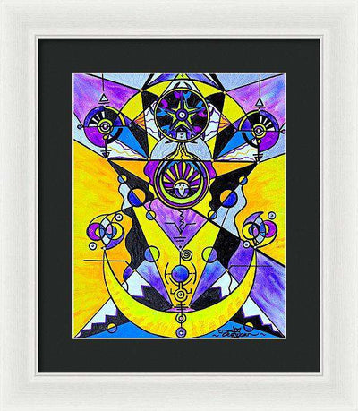Arcturian Personal Truth Grid - Framed Print