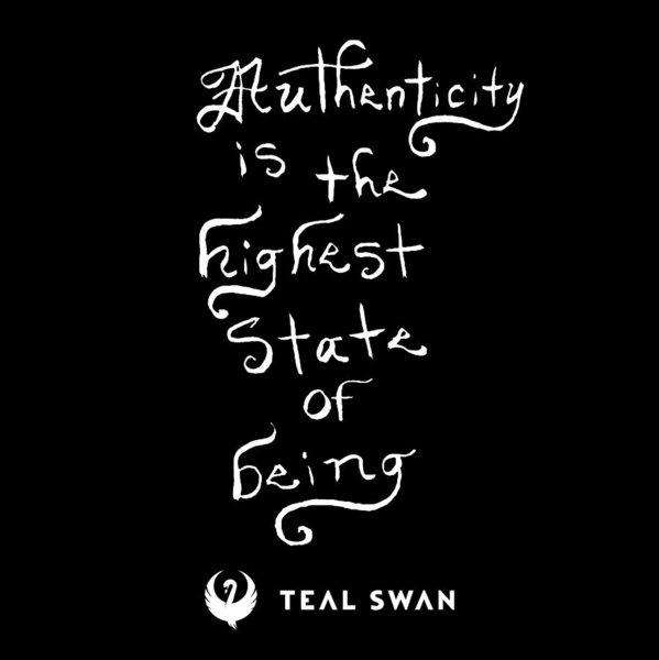 Autenticita je citát - Art Print