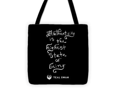 Authenticity Is Quote - Tote Bag