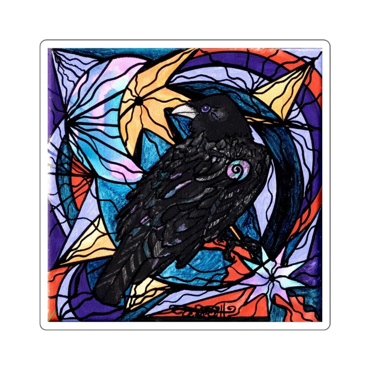 Raven - Square Stickers