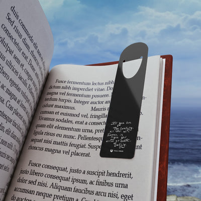 Live Too Carefully Quote - Bookmark