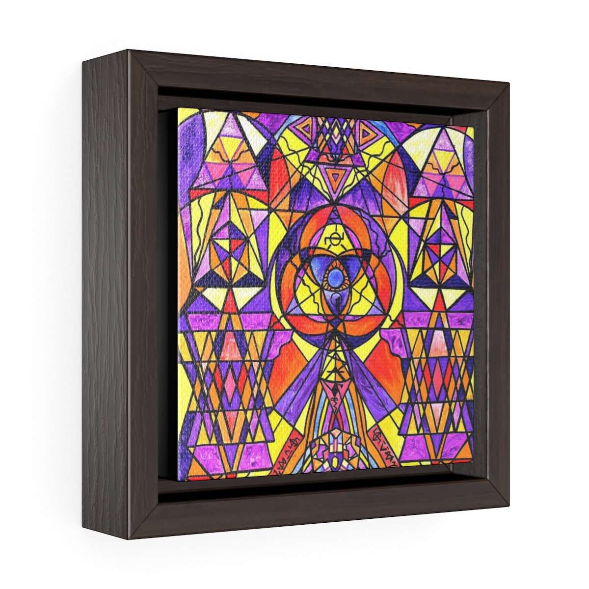 Destiny Grid --Square Framed Premium Gallery Wrap Canvas