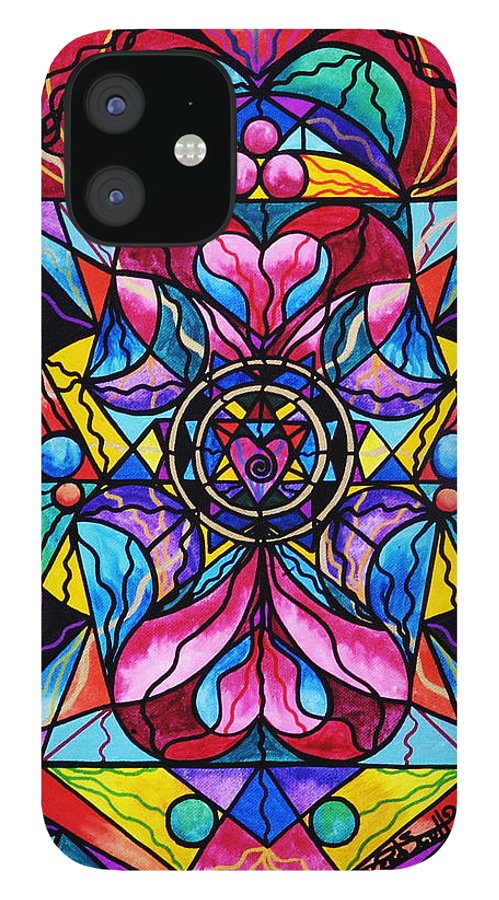 Blue Ray Self Love Grid - Phone Case