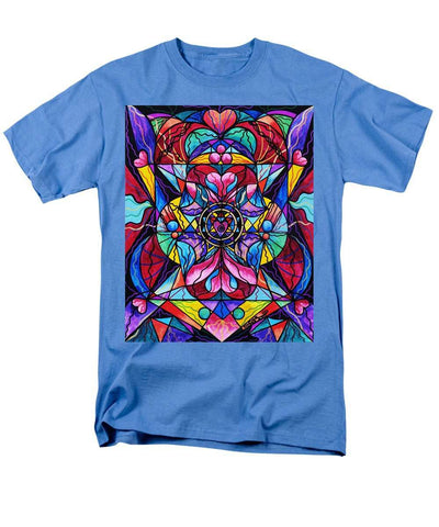 Blue Ray Self Love Grid - Men's T-Shirt  (Regular Fit)