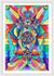 Blue Ray Transcendence Grid - Framed Print