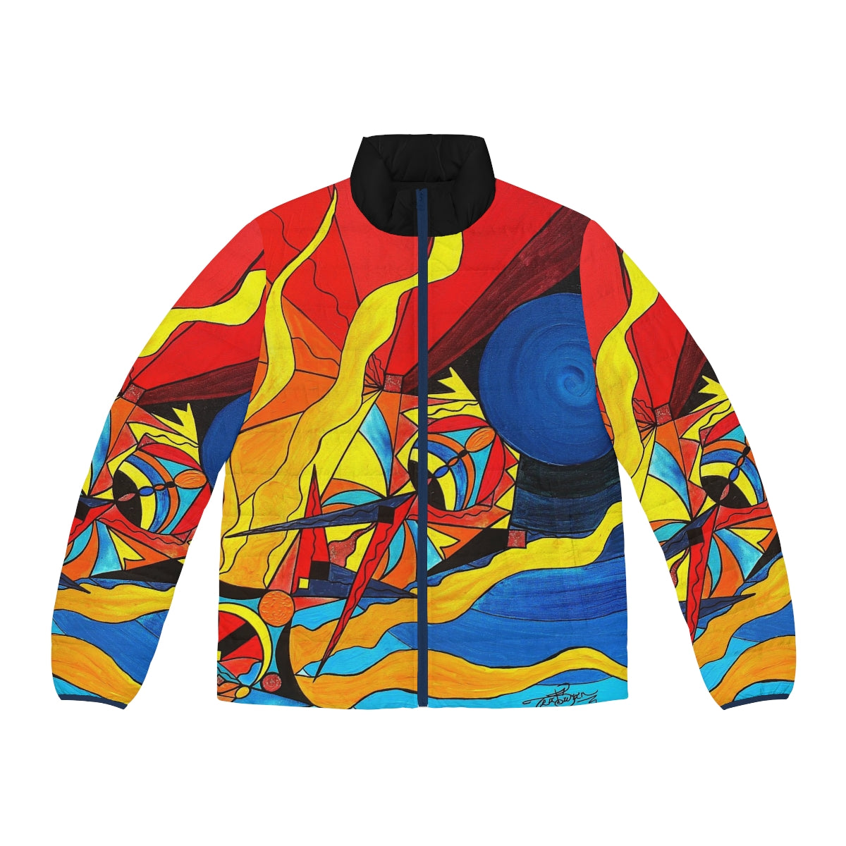 Exploration - Men's Puffer Jacket (AOP)