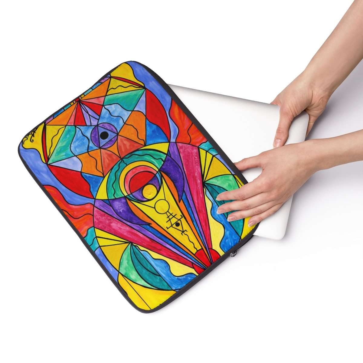 Arcturian Insight Grid - Laptop Sleeve - Teal Swan Shop