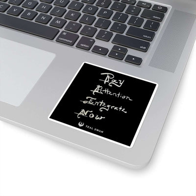 Pain quote --Square Stickers