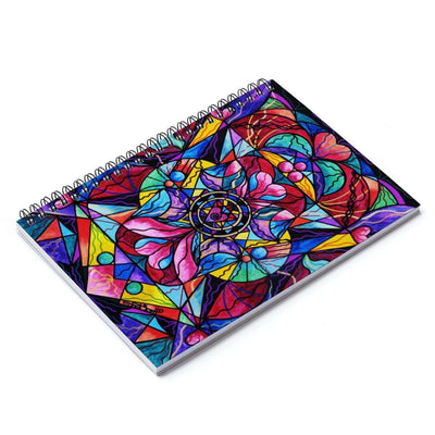 Blue Ray Self Love Grid - Spirála Notebook