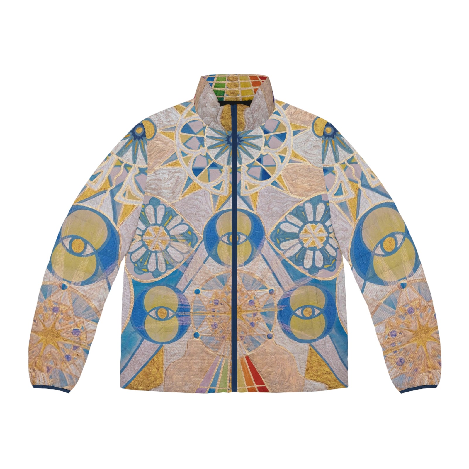 Christ Consciousness - Men's Puffer Jacket (AOP)