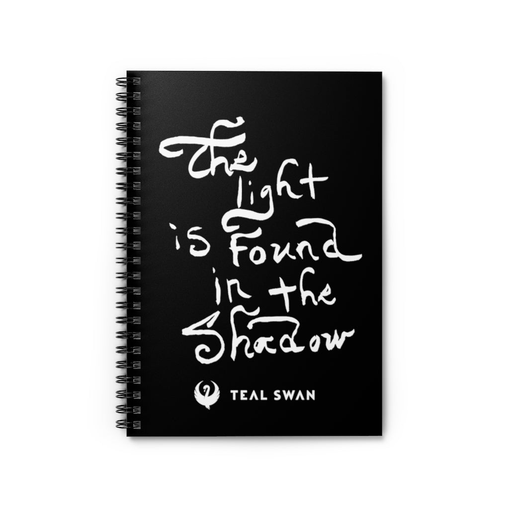 The Light Quote - Spiral Notebook