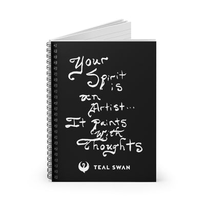 Spirit Is Quote - Spiral Notebook