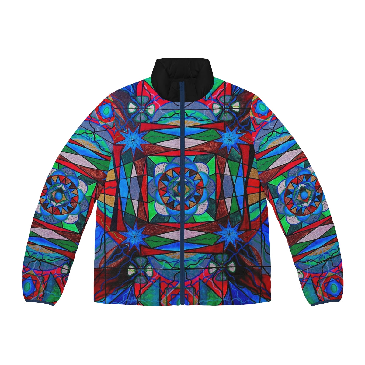 Sense of Security - Men's Puffer Jacket (AOP)