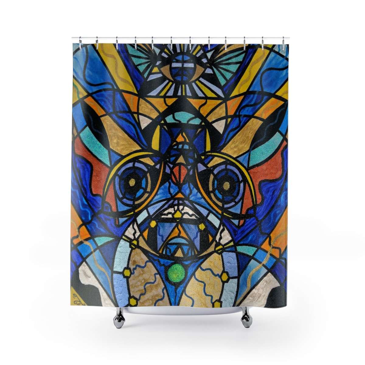 Sirian Solar Invocation Seal - Shower Curtains