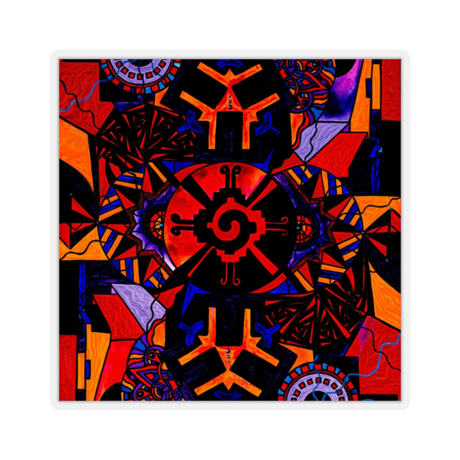 Alnilam Strength Grid - Kiss-Cut Square Stickers