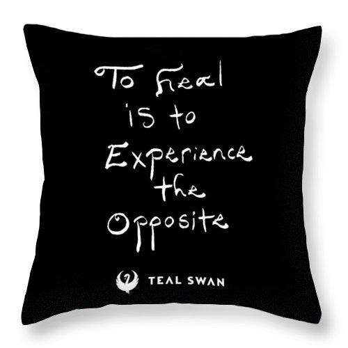 Definition Of Heal Quote - Throw Pillow