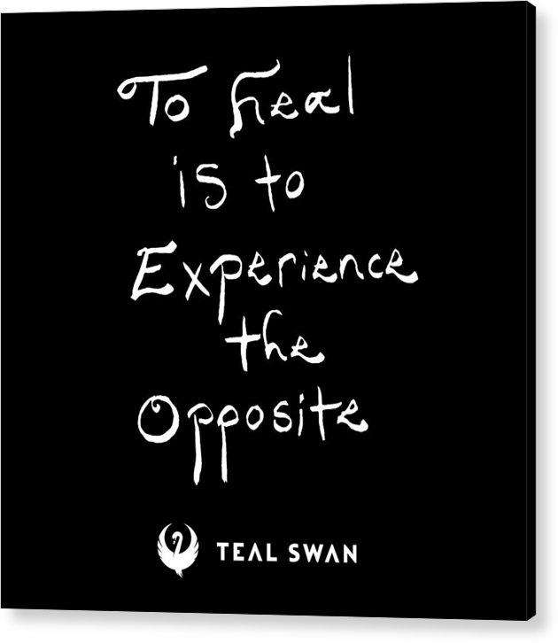 Definition Of Heal Quote - Acrylic Print