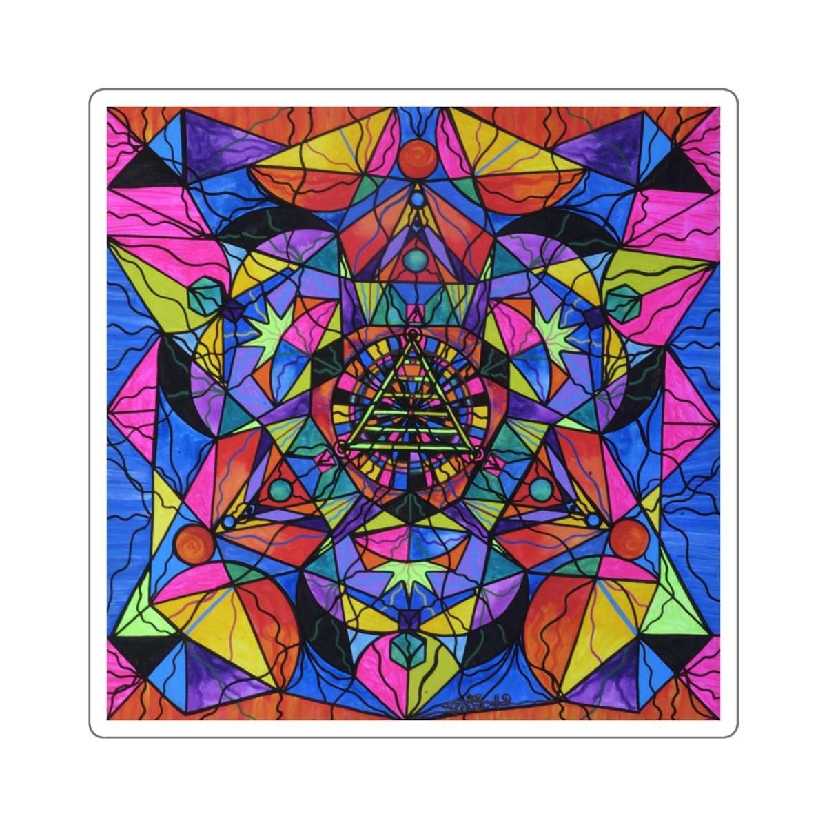 Triune Transformation - Square Stickers