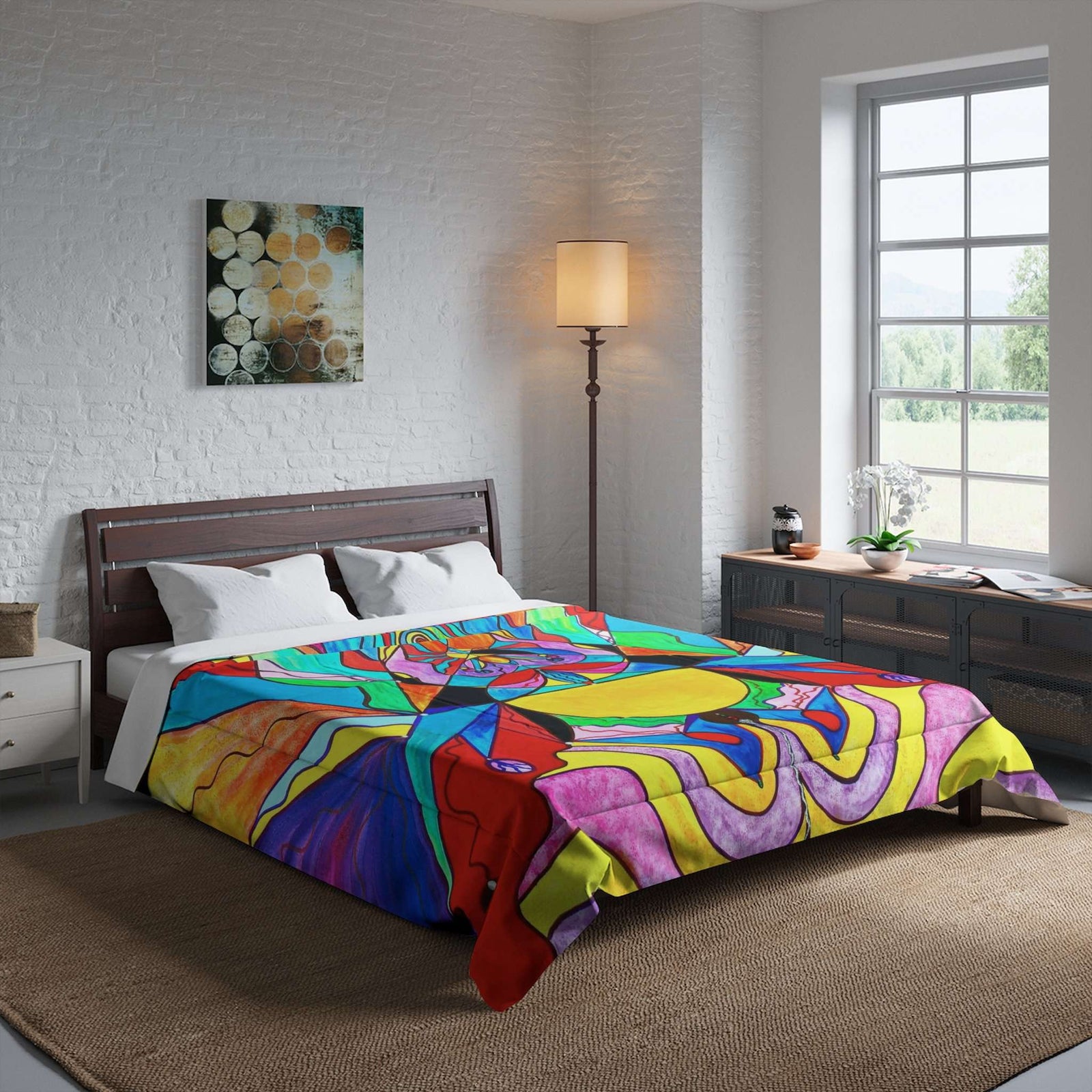 Arcturian Metamorphosis Grid - Comforter