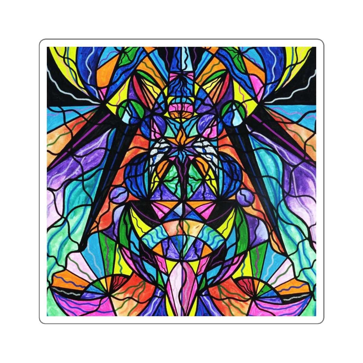 Arcturian Awakening Grid - Square Stickers