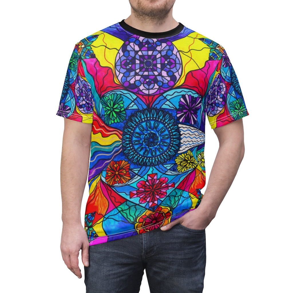 Speak From The Heart - Unisex AOP Cut & Sew Tee