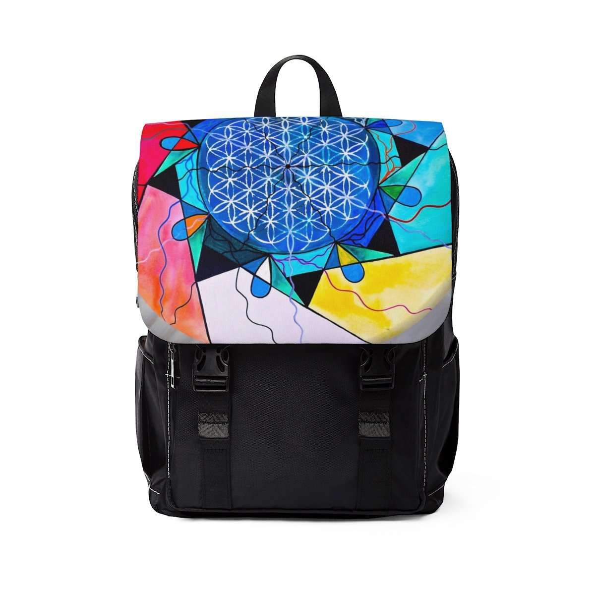 The Flower of Life - Unisex Casual Shoulder Backpack