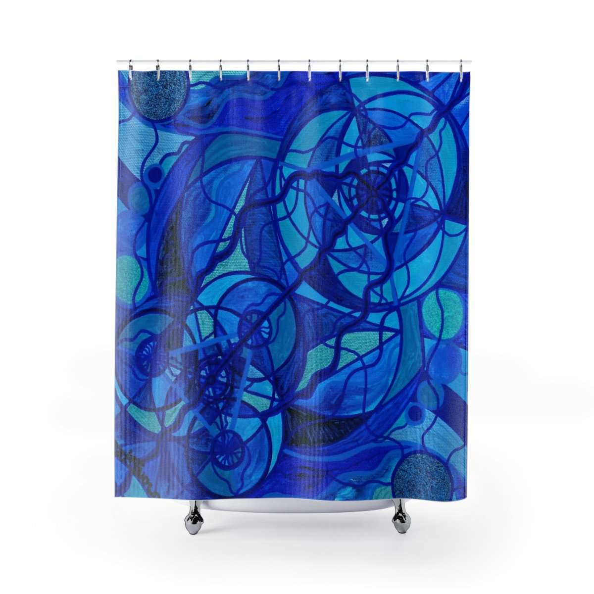 Arcturian Calming Grid - Shower Curtains
