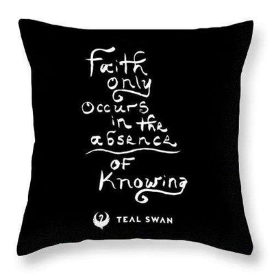 Faith Is Quote - Throw Pillow