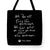Fear The Unknown Quote - Tote Bag