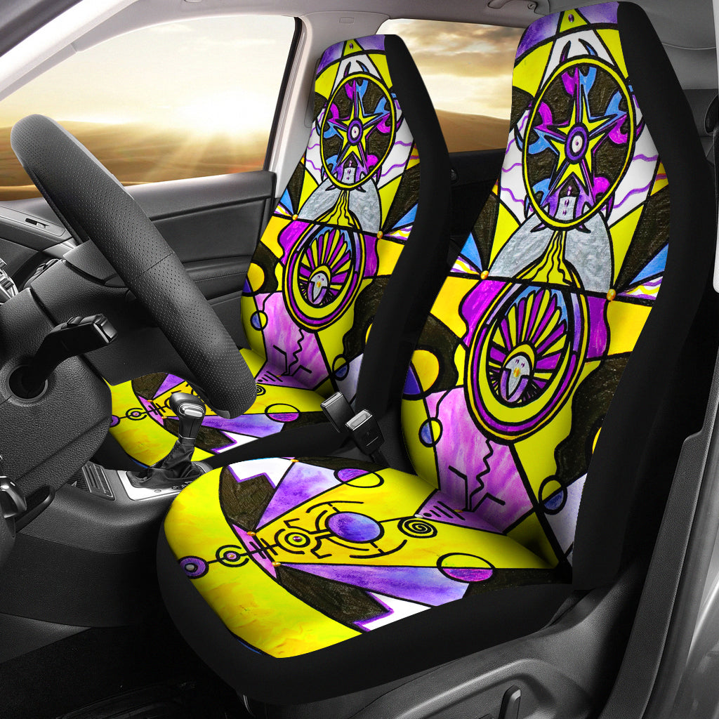 Arcturian Personal Truth Grid - Car Seat Covers (Set of 2)