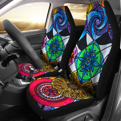 The Alignment Grid - Car Seat Covers (Set of 2)