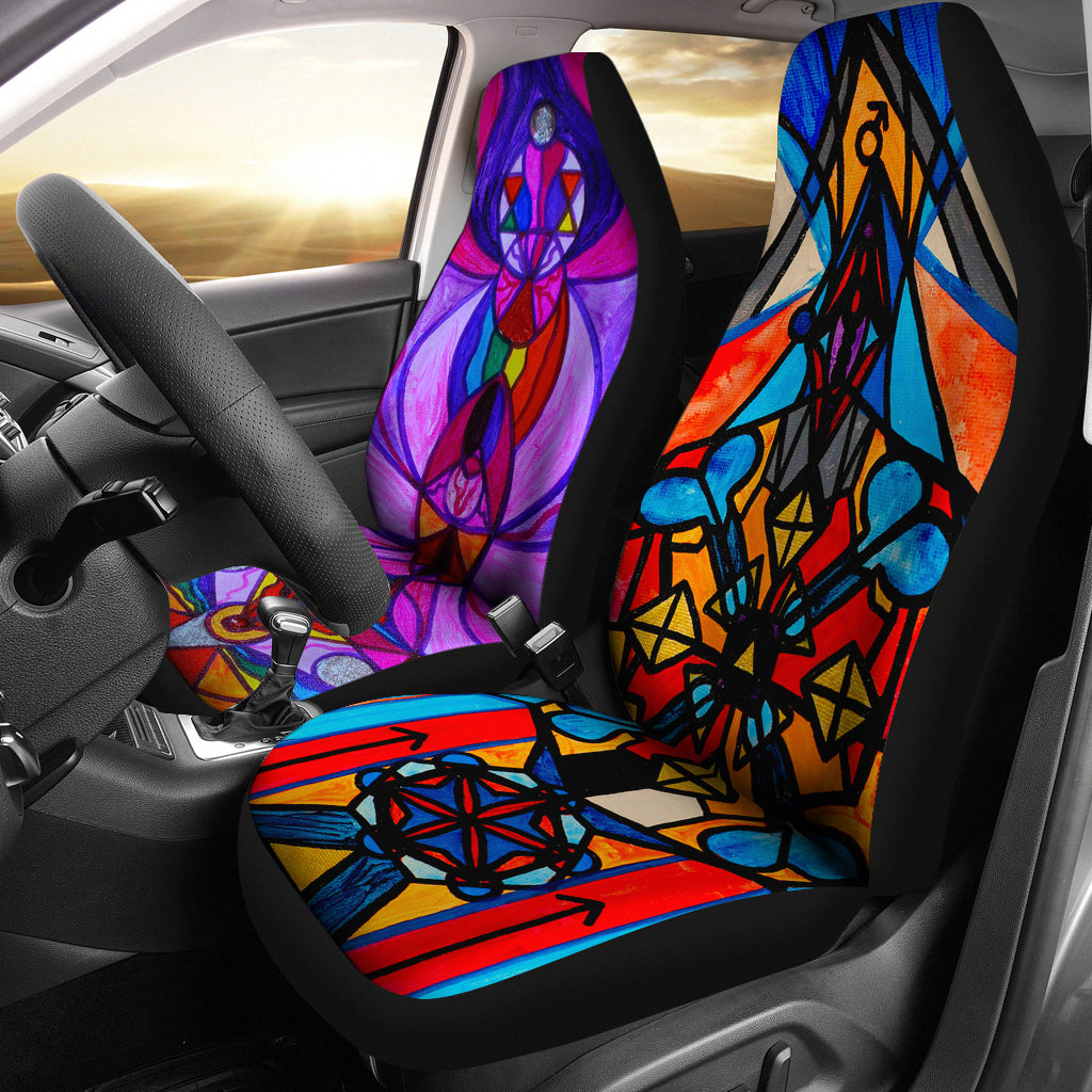 Divine Feminine & Masculine Activation - Car Seat Covers (Set of 2)
