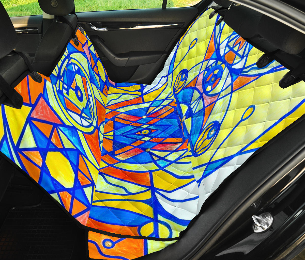 Happiness Pleiadian Lightwork Model - Car Seat Cover