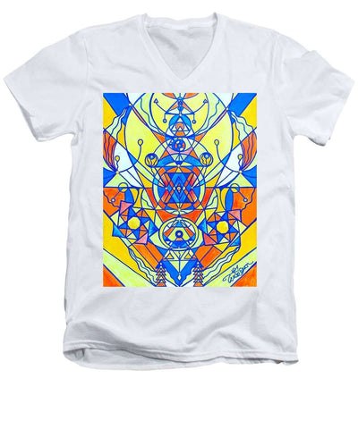 Happiness Pleiadian Lightwork Model - Men's V-Neck T-Shirt