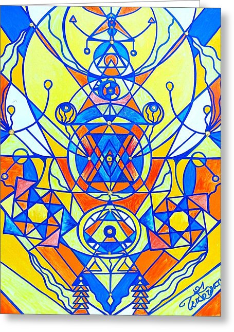 Happiness Pleiadian Lightwork Model-Greeting Card