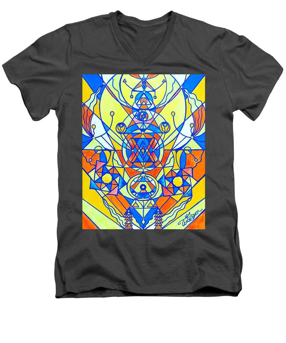 Happiness Pleiadian Lightwork Model - Men's V-Neck T-Shirt
