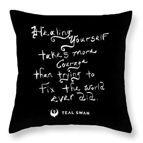 Healing Yourself Citát - Hoď Polštář